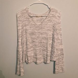 Altar'D State grey LS blouse